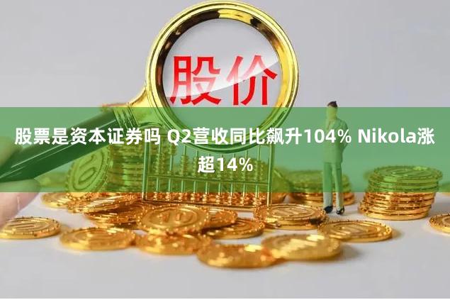 股票是资本证券吗 Q2营收同比飙升104% Nikola涨超14%