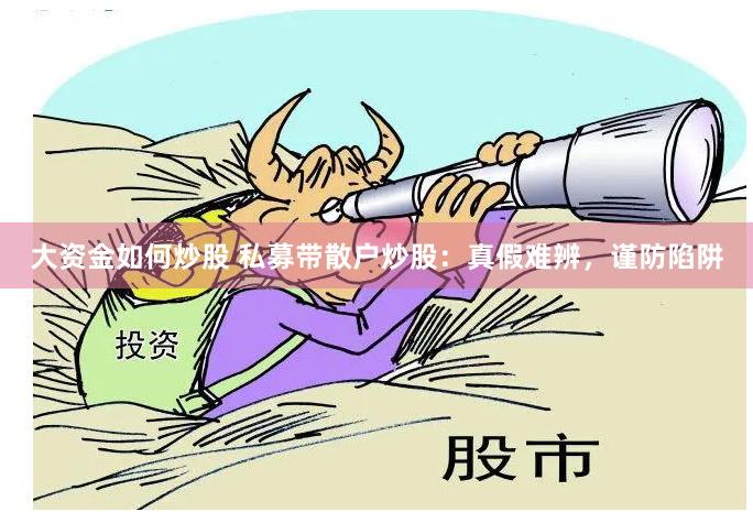 大资金如何炒股 私募带散户炒股：真假难辨，谨防陷阱